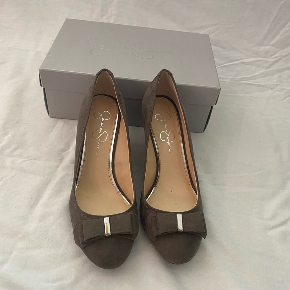 Suede Jessica Simpson Wedges